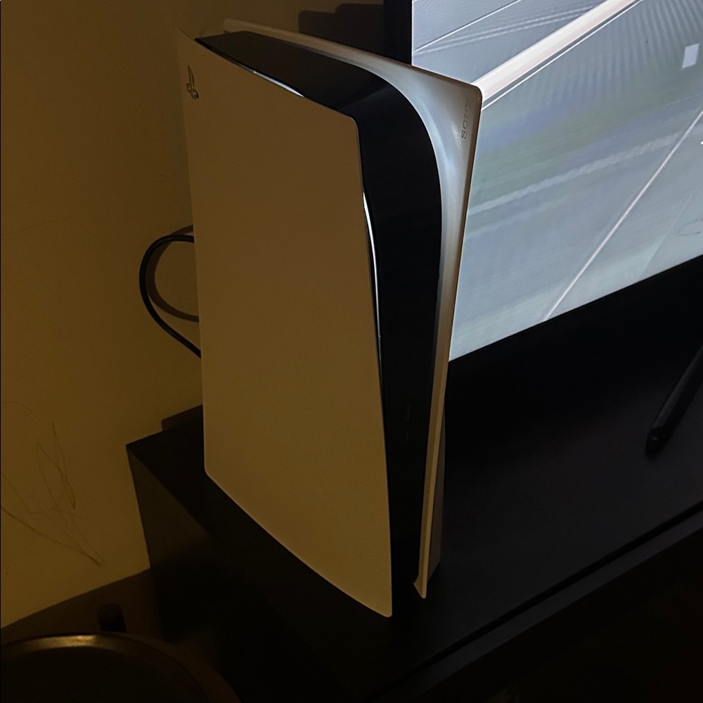 Sony PS5 Console in White and Black Finish